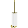 Mexen Triv toilet brush, white/gold - 70A33071-50W
