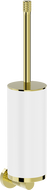 Mexen Triv toilet brush, white/gold - 70A33071-50W