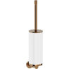 Mexen Triv toilet brush, white/pink gold - 70A33071-60W