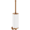 Mexen Triv toilet brush, white/brushed copper - 70A33071-65W