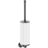 Mexen Triv toilet brush, white/gun gray brushed - 70A33071-66W