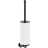 Mexen Triv toilet brush, white/black chrome - 70A33071-73W
