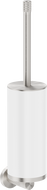Mexen Triv toilet brush, white/brushed nickel - 70A33071-97W