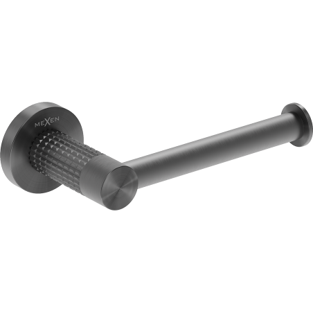 Mexen Triv toilet paper holder, brushed gun gray - 70A33025-66