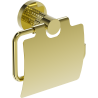 Mexen Triv toilet paper holder, gold - 70A33021-50