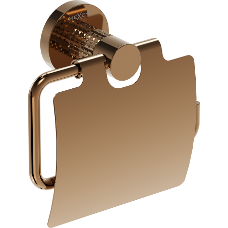 Mexen Triv toilet paper holder, rose gold - 70A33021-60