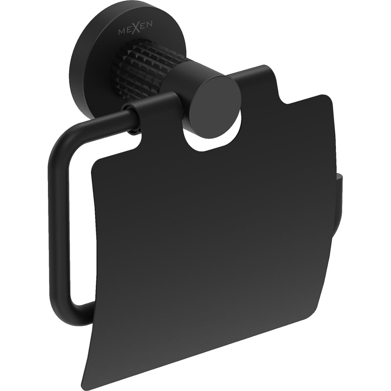 Mexen Triv toilet paper holder, black - 70A33021-70
