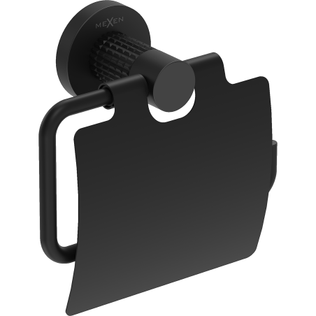 Mexen Triv toilet paper holder, black - 70A33021-70