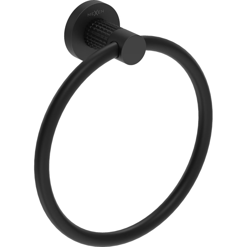Mexen Triv towel rack, black - 70A33031-70