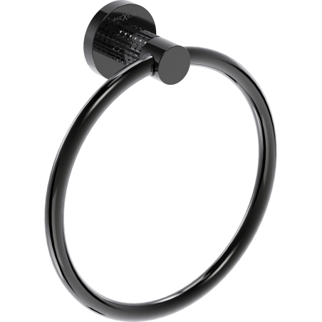 Mexen Triv towel rack, black chrome - 70A33031-73
