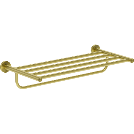 Mexen Ovio towel rack, brushed gold - 70A19581-55