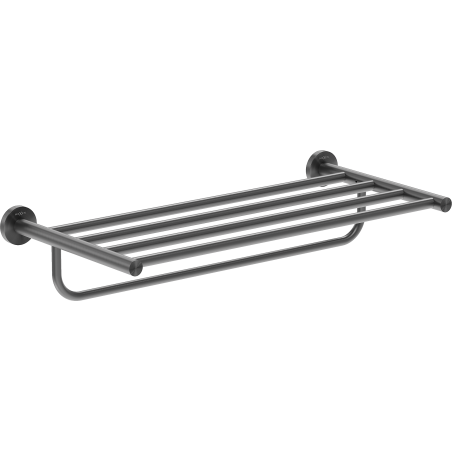 Mexen Ovio towel shelf, brushed gun gray - 70A19581-66