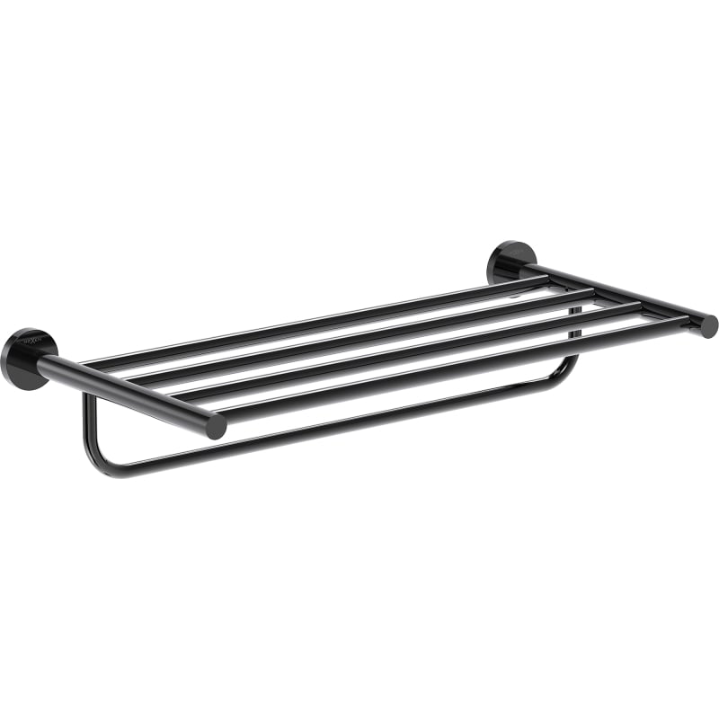 Mexen Ovio towel rack, black chrome - 70A19581-73
