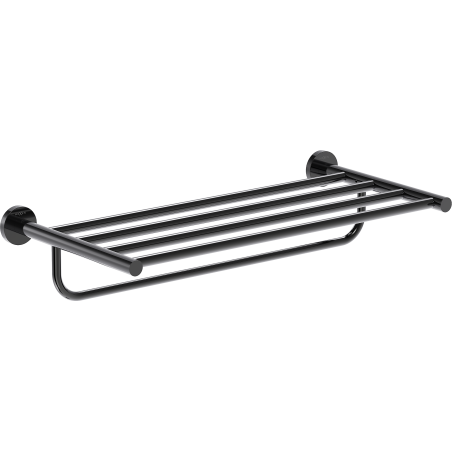 Mexen Ovio towel rack, black chrome - 70A19581-73
