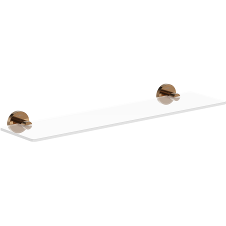Mexen Ovio hanging glass shelf, pink gold - 70A19561-60