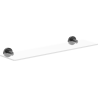 Mexen Ovio hanging glass shelf, brushed gun gray - 70A19561-66