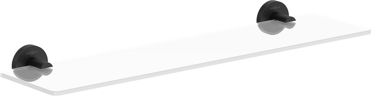 Mexen Ovio hanging glass shelf, black - 70A19561-70