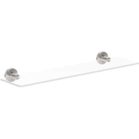 Mexen Ovio hanging glass shelf, brushed nickel - 70A19561-97