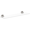 Mexen Ovio hanging glass shelf, brushed nickel - 70A19561-97