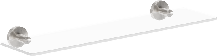 Mexen Ovio hanging glass shelf, brushed nickel - 70A19561-97