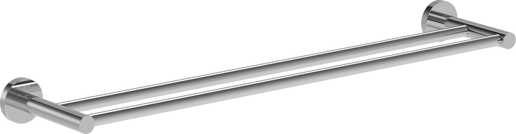 Mexen Ovio double towel rack, chrome - 70A19547-00