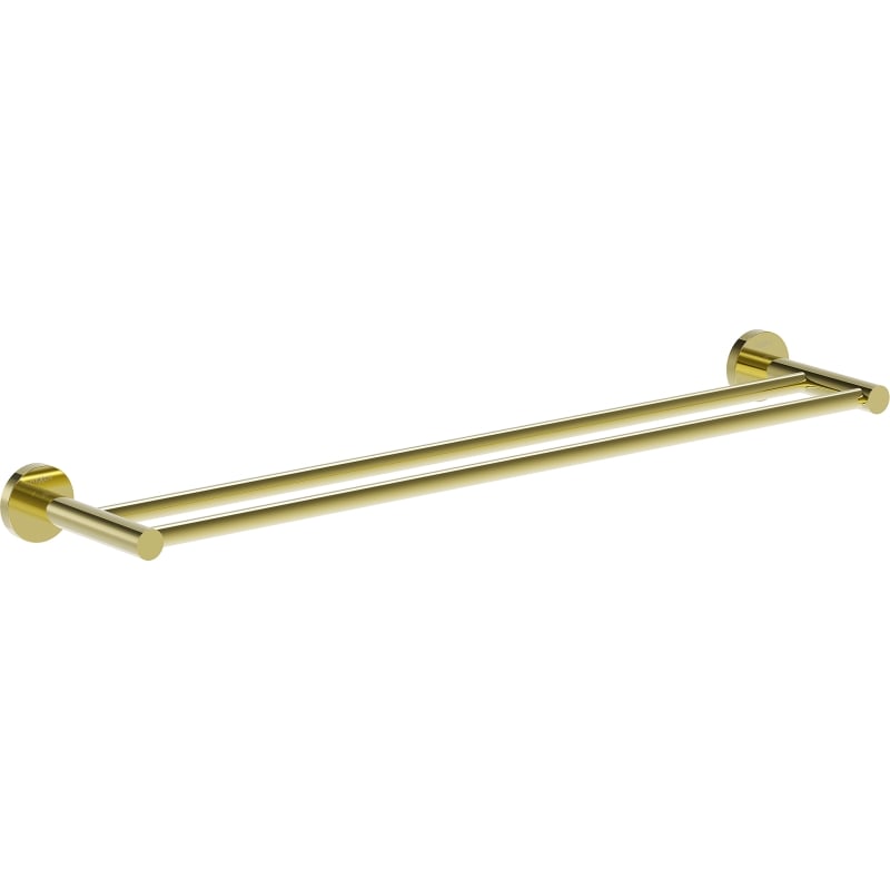 Mexen Ovio double towel rack, gold - 70A19547-50