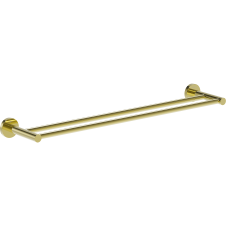 Mexen Ovio double towel rack, gold - 70A19547-50