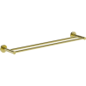 Mexen Ovio double towel rack, gold - 70A19547-50