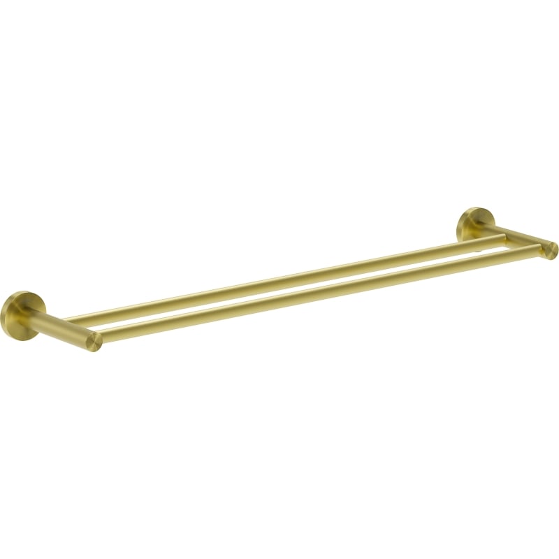 Mexen Ovio double towel rack, brushed gold - 70A19547-55