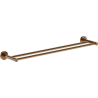 Mexen Ovio double towel rack, rose gold - 70A19547-60