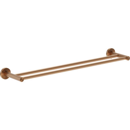 Mexen Ovio double towel rack, brushed copper - 70A19547-65