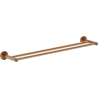 Mexen Ovio double towel rack, brushed copper - 70A19547-65