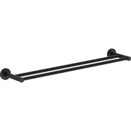 Mexen Ovio double towel rack, black - 70A19547-70