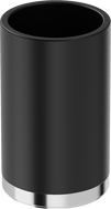 Mexen Triv standing toothbrush holder, black/chrome - 70A33053-00B