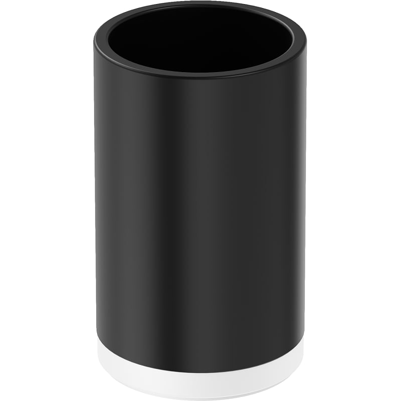 Mexen Triv standing toothbrush holder, black/white - 70A33053-20B