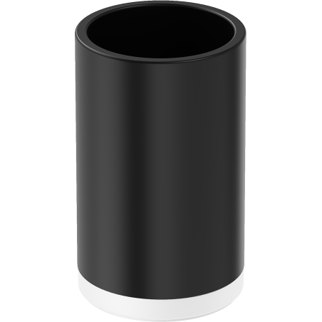 Mexen Triv standing toothbrush holder, black/white - 70A33053-20B