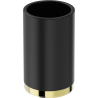 Mexen Triv standing toothbrush holder, black/gold - 70A33053-50B