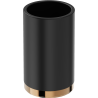 Mexen Triv standing toothbrush holder, black/rose gold - 70A33053-60B