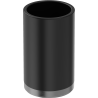 Mexen Triv standing toothbrush holder, black/brushed gun gray - 70A33053-66B