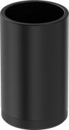 Mexen Triv standing toothbrush cup, black - 70A33053-70B