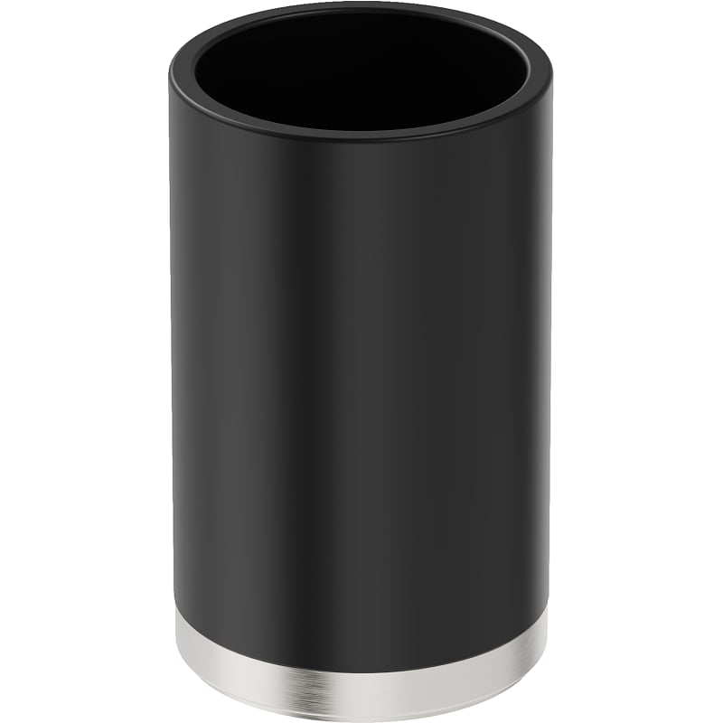 Mexen Triv standing toothbrush holder, black/brushed nickel - 70A33053-97B