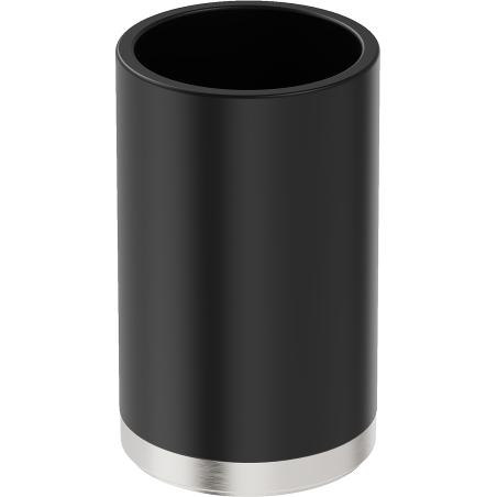 Mexen Triv standing toothbrush holder, black/brushed nickel - 70A33053-97B