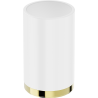 Mexen Triv standing toothbrush holder, white/gold - 70A33053-50W