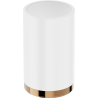 Mexen Triv standing toothbrush cup, white/rose gold - 70A33053-60W
