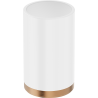 Mexen Triv standing toothbrush cup, white/brushed copper - 70A33053-65W