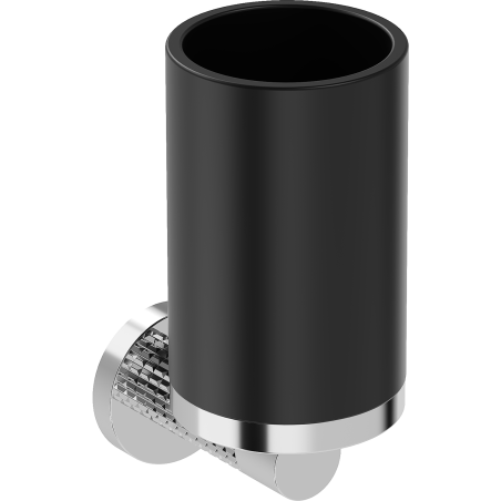 Mexen Triv toothbrush holder, black/chrome - 70A33051-00B