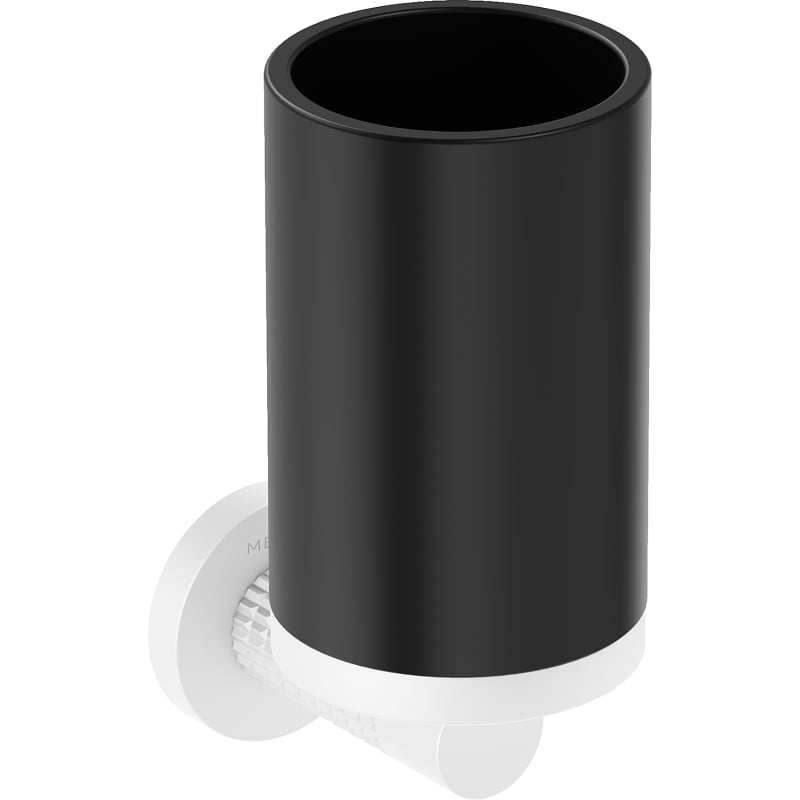Mexen Triv toothbrush holder, black/white - 70A33051-20B