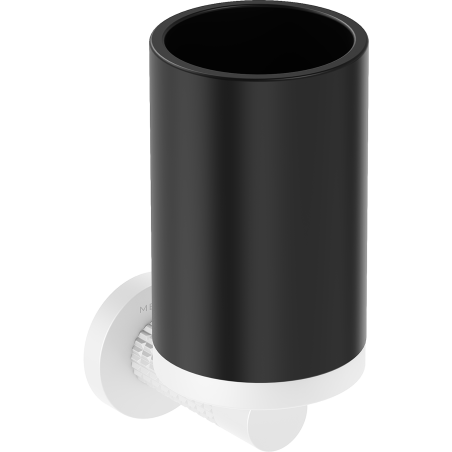 Mexen Triv toothbrush holder, black/white - 70A33051-20B
