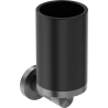 Mexen Triv toothbrush holder, black/brushed gun gray - 70A33051-66B