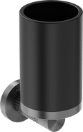 Mexen Triv toothbrush holder, black/brushed gun gray - 70A33051-66B